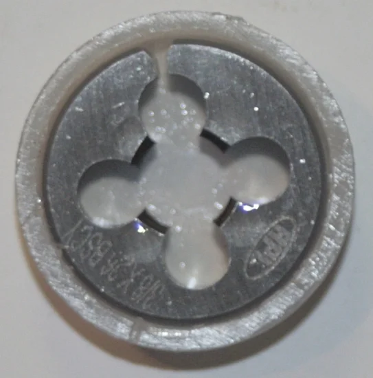 (image for) Die, 2BA HSS, split 3/4 inch button
