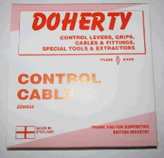 (image for) Cable, throttle, Amal Doherty, 36-3/4 inline, plain