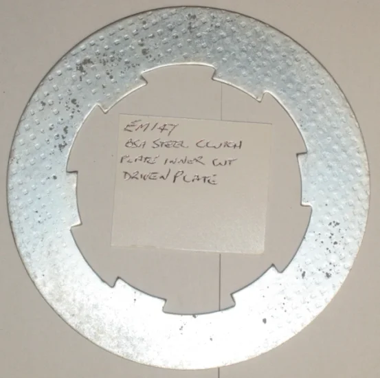 (image for) Clutch plate, plain steel, BSA M20 inner teeth