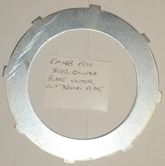 (image for) Clutch plate, plain steel, BSA M20 outer teeth