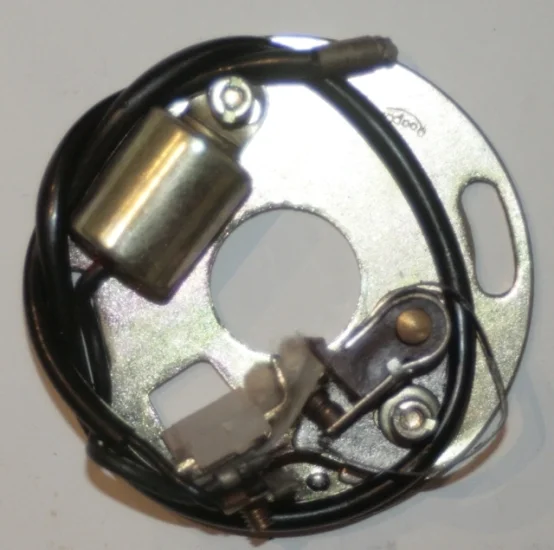 (image for) Contact breaker, plate, condenser complete, Enfield