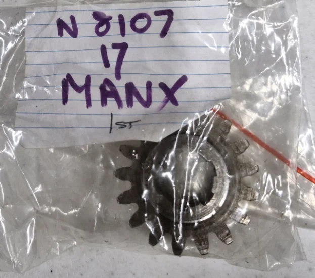 (image for) Gear, 1st, 17T, mainshaft, Norton manx (U)