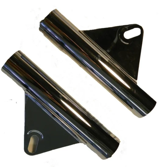 (image for) Headlight brackets, top fork cover, chromed,Norton Commando (pr)