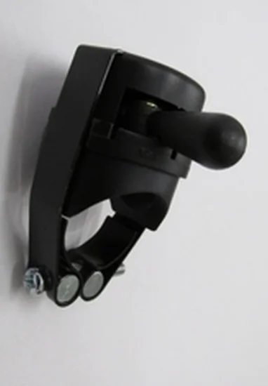 (image for) Dip switch Lucas pattern black, round lever, 7/8in