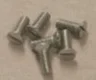 (image for) Fork cover tube top securing plate screw set 6 (pre 1971 Norton)