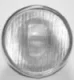 (image for) Headlight, Lucas pattern, DU42, 6 1/2in domed glass with panel