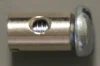 (image for) Nipple, cable, solderless, 1/4 inch 6mm barrel