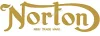 (image for) Decal, tank, gold, small, Reg Trade Mark, Norton