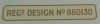 (image for) Decal, "Registered Design", Norton featherbed frame