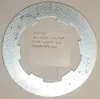 (image for) Clutch plate, plain steel, BSA M20 inner teeth