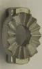 (image for) Footrest hanger serration, Norton Featherbed, right hand side