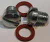 (image for) Plug (screw), fork end, drain, Norton SS(pr)