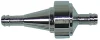 (image for) Fuel filter, in line, alloy cone,1/4
