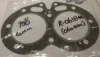 (image for) Gasket, cylinder head, Norton twin 750 no spigot Atlas and Commando, eyeletted