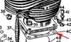 (image for) Gasket, cylinder base to crankcase, Norton side valve pre 1948