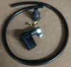 (image for) Spark plug HT lead + plug cap, copper core, terminator disk