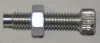 (image for) Amal, throttle stop screw + locknut, pre-monobloc