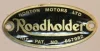 (image for) Badge, front forks, inc rivets, Norton LRH (ea)