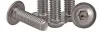 (image for) Screws, domed head, flanged, socket, windscreen 5x30mm