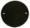 (image for) Petrol tank, name badge rubber, Norton round badge (pr)