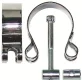 (image for) Exhaust muffler clamp, universal, 42-48mm