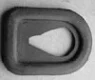 (image for) Nacelle handlebar rubber grommet, triumph pair