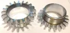 (image for) Exhaust nut, Norton twins 1949-1973, stainless pair