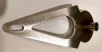 (image for) Steering damper lock stop plate, featherbed frame Norton