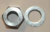 (image for) Gearbox bottom mounting bolt nut and washer, Norton (plain)
