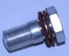 (image for) Rocker box lubrication connection bolt and washers, OHV single
