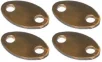 (image for) Rocker spindle outer cover plate, stainless, Norton twins set4a