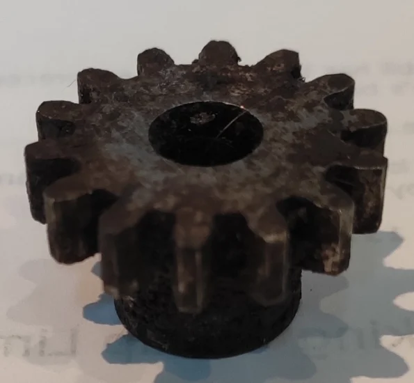 Speedometer gear, for worm drive, internal hub drive, Norton