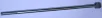 (image for) Steering damper shaft & nuts Norton Girder forks (with spring)