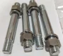 (image for) Stud and nut set, inlet manifold, Norton twins 88SS 650 Atlas, set of 4