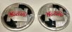 (image for) Tank badge, Norton, round (pair)