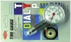 (image for) Tyre gauge, metal psi kpa ea
