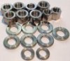 Nuts, barrel base to crankcase, Norton 500 600 650 (set9)