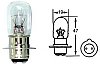 Bulb, Headlight, PX15D 6v 15/15w, Tungsten