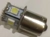 Bulb, tail or stop, 6V LED, parallel pins, Ba15s, non pol pr