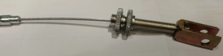 Cable, brake, Norton, 1947 to 1962, nylon lined,with clevis