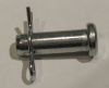 Clevis pin, 1/4in dia 3/4in long, with clip