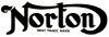 (image for) Decal, tank, black, small, Reg Trade Mark, Norton, waterslide