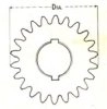 (image for) Gear, dynamo / generator, steel LU454495, E3HM, E3L, E3LM