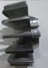 Exhaust header clamp, finned 1 1/2in, heat exchange BSA Ariel