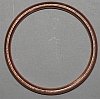 Exhaust gasket ring, copper crush, Norton OHV singles