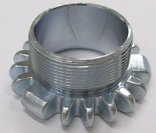 Exhaust nut, Norton twins 1949-1973, original later shape