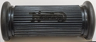 Footrest rubber, Norton, small hole (pair) UK, branded