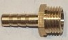 Modal Additional Images for Fuel pipe adaptor 1/4 BSP male to barb, 1/4 inch (6mm)