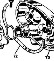 (image for) Gasket, gearbox outer cover, Norton laydown AU