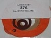 (image for) Amal, gasket set, 376 monobloc